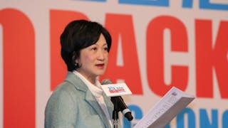 葉劉淑儀宣布參選特首 公開九大政綱