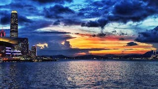 日落維港 Sunset over Victoria Harbour