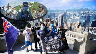 毋忘6.12遍地開花 山頂快閃 被防暴警無理中斷 June 12 Commemoration Citywide – Flashmob at The Peak Unduly Interrupted by Riot Police