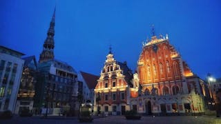 拉脫維亞里加的黑頭宮 House of the Blackheads at Riga, Latvia