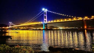 青馬大橋夜景 Tsing Ma Bridge by Night