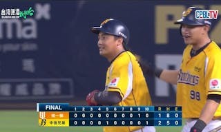 王政順代打建功 中信兄弟終止統一獅連勝