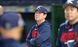 WBC經典賽台韓戰賽前練習　柳志炫督軍