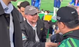 卓榮泰現身東京WBC現場