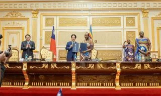 賴總統與史瓦帝尼國王簽署兩國聯合公報（1）