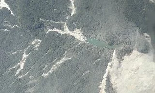 花蓮馬太鞍溪大崩塌地北方發現新堰塞湖