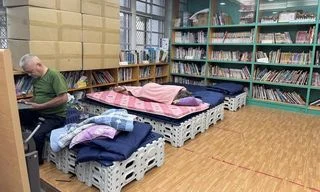 花蓮明利國小提供空間安置萬里溪堰塞湖保全戶