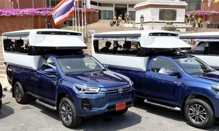 2024年，豐田Hilux EV皮卡在泰國芭達雅進行共享巴士試驗。