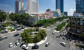 越南胡志明市。