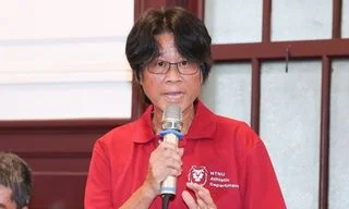 台師大女足抽血案　周台英現身致歉（2）
