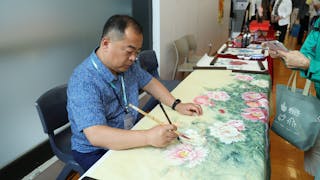 耀中耀華攜手菏澤巨野 共繪牡丹文化新畫卷
