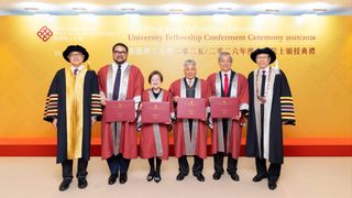 理大頒授大學院士榮銜予陳淑玲、梁甜昭、伍尚匡、楊勳