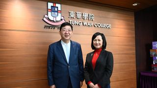 東華學院陳慧慈校長 X 香港恒生大學何順文校長:設計專業高質課程 自資院校具靈活性 東華學院陳慧慈校長 X 香港恒生大學何順文校長:設計專業高質課程 自資院校具靈活性