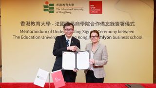 教大與法國里昂商學院簽署合作備忘錄 發揮港法優勢