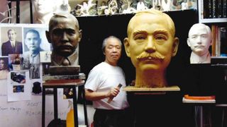 朱達誠熔鑄生命雕塑展中大揭幕 以藝術定格時代靈魂