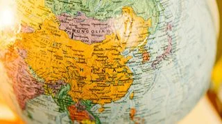 地圖地理上的中國