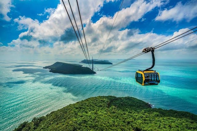 Aerial,View,Of,Thom,Island,Cable,Car,Is,The,Famous