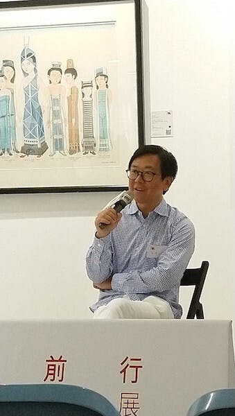 林偉而主講專題講座，題目為「香港當代藝術的收藏與欣賞」