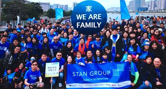 鄧耀昇打造了一支上下一心的Stan Group團隊。