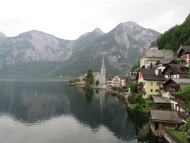 圖六：「世界最美小鎮」哈爾斯塔特（Hallstatt）。