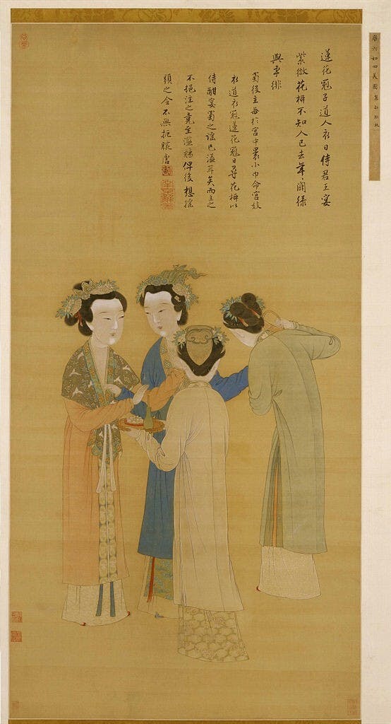 《王蜀宮妓圖》。（Wikimedia Commons）