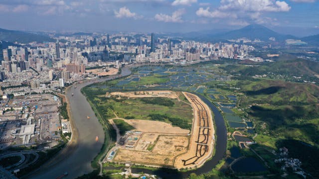 港府可利用河套特區，設立全球領先的香港第三代半導體產業園。（亞新社）