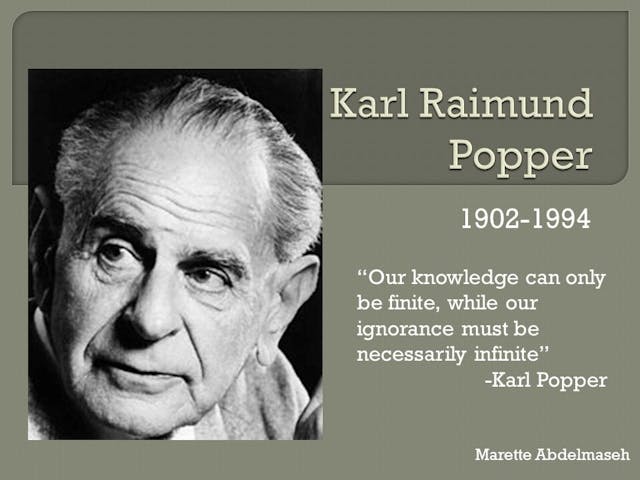 20世紀最偉大的哲學家Karl Popper