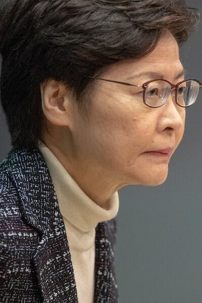 不久前，林鄭月娥反問「香港喪失了哪些自由？」來嘲笑示威者擔心失去自由的恐懼。（亞新社）