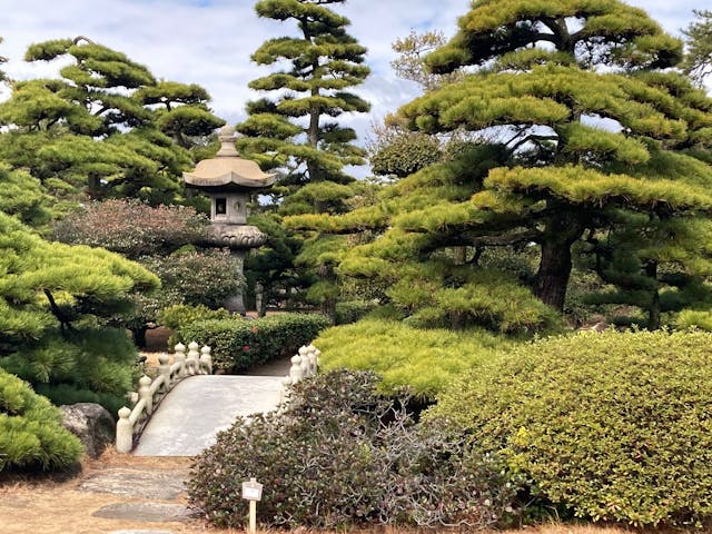 高松玉藻公園。