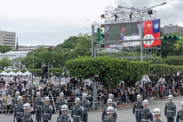 賴清德表示，民主台灣的光榮時代已經來臨。（台灣總統府圖片）