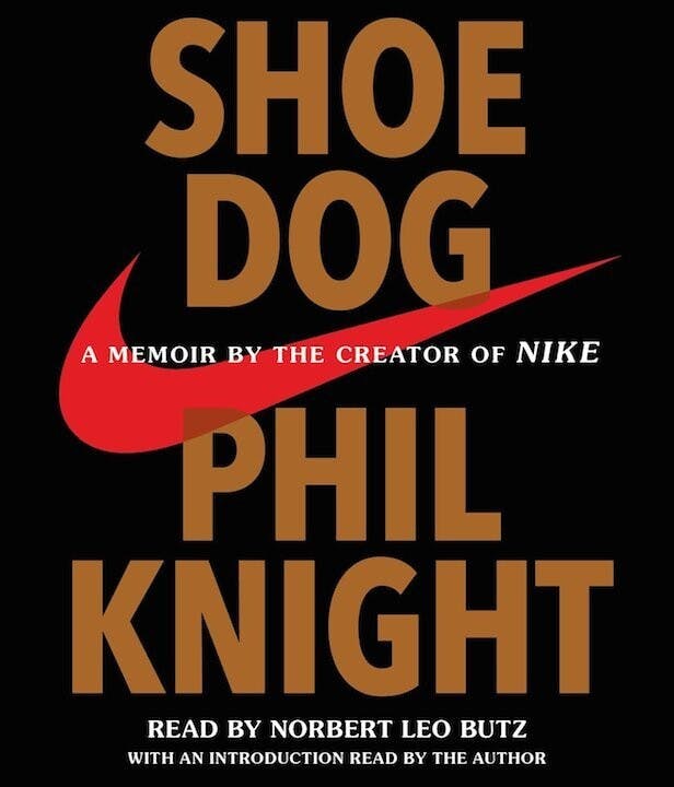 《Shoe Dog》聚焦於NIKE創業初期，NIKE如何進化成全世界最具標誌性、最創新，也最賺錢的品牌。（Amazon）