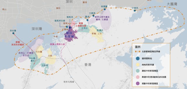 種種跡象顯示，「新田科技城」2023年的變異版本勢在必行，懇請當局認真注意。（新田科技城）