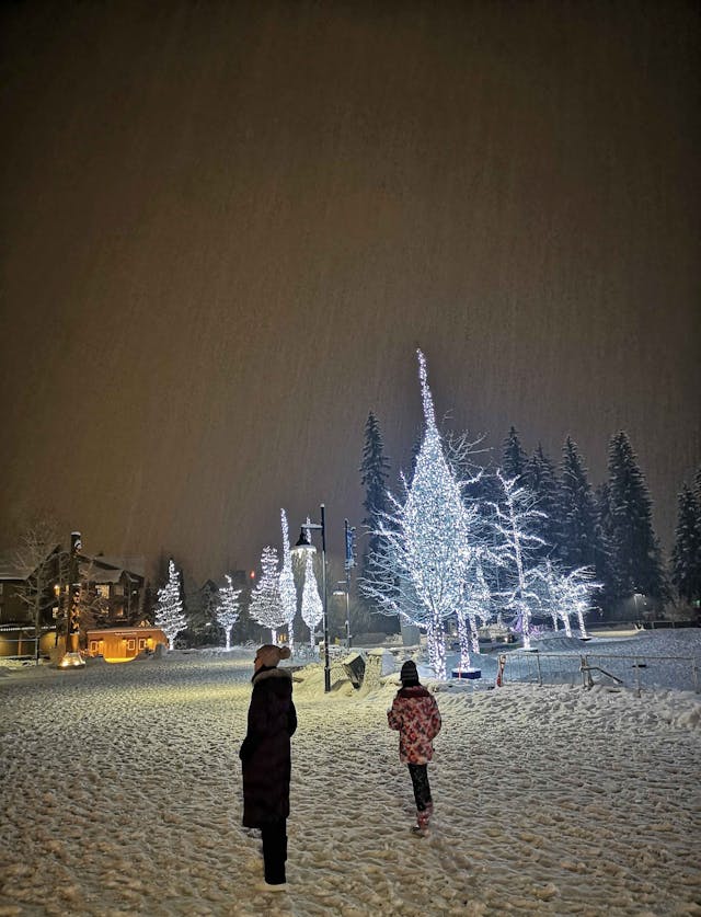 雪夜的浪漫