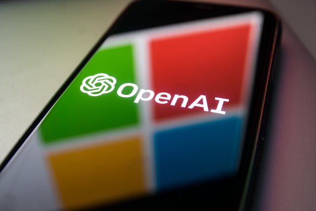 微軟於2019年向OpenAI投入10億美元。（Shutterstock）