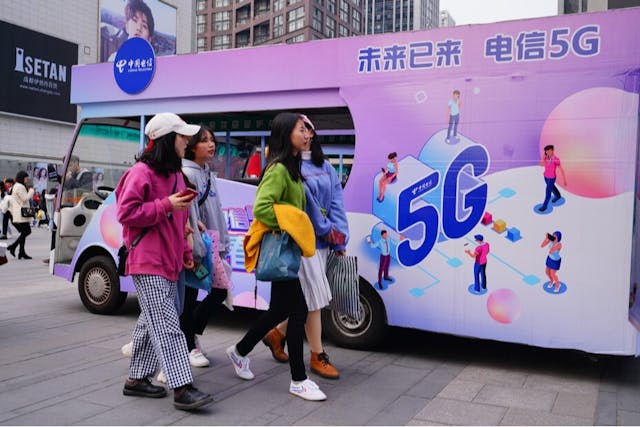 未來可以預見的是，中國將繼續不斷完善5G網路基礎設施。（Shutterstock）