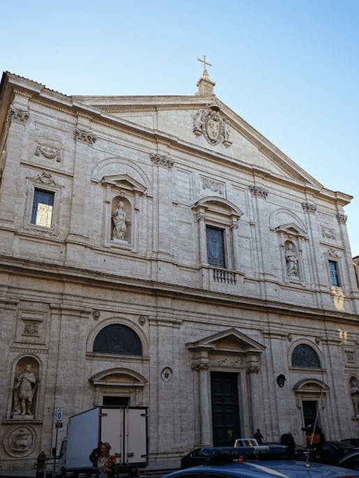 （圖2）羅馬聖王路易教堂外貌。San Luigi dei Francesi, Rome