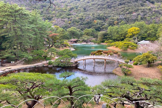 高松栗林公園。