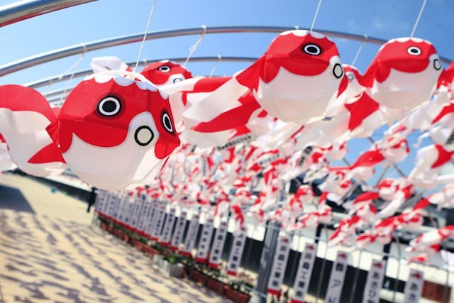 柳井金魚燈籠祭（金魚燈籠）。