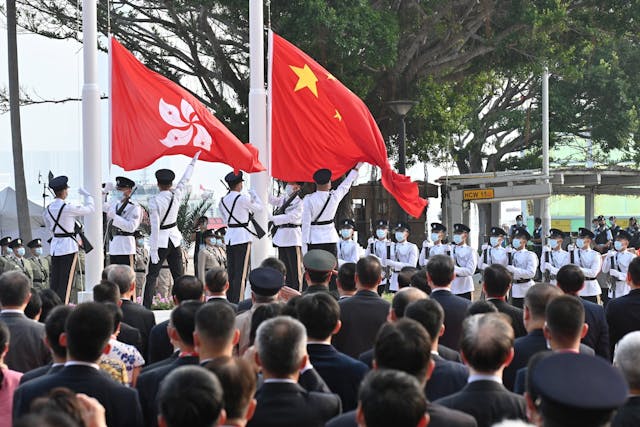 香港曾代表有着無限可能的未來，但卻也是陷於過去。（亞新社）