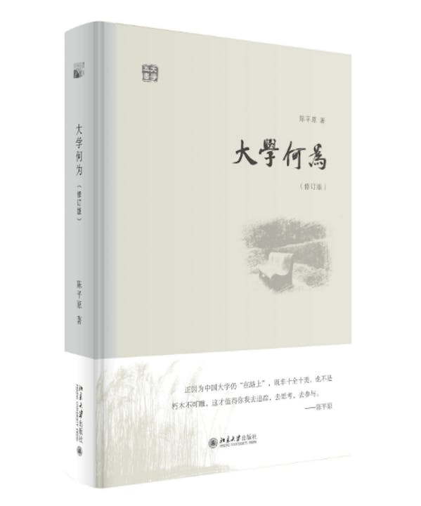 本文摘自陳平原教授《大學何為》一書。（Amazon）