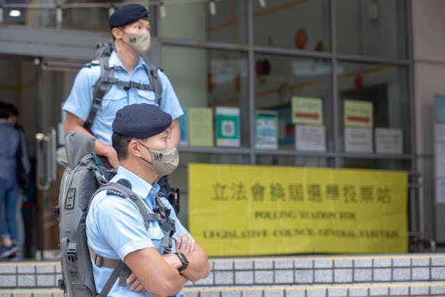 香港事實上就是中美之間的戰略緩衝區，只不過雙方對香港的影響力發生主客移位。（亞新社）