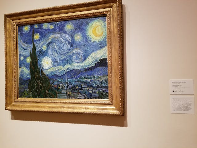 梵高最有名的畫作&quot;The Starry Night&quot;。