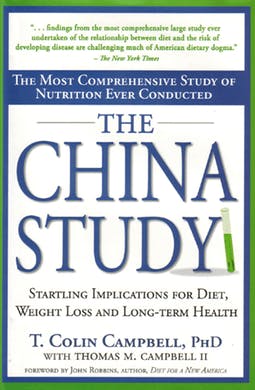 The China Study於2005年1月發行，到了2013年10月銷售量已超過100萬本，成為美國最暢銷的營養類書籍之一。（Wikipedia Commons）