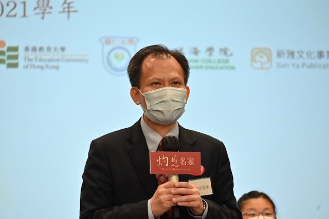 文社長勉勵同學們，即使比賽完結，希望所有參賽隊伍彼此友誼長存，繼續交流切磋。