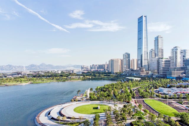 深圳河南北兩岸的變化，是粵港關係的縮影。（Shutterstock）