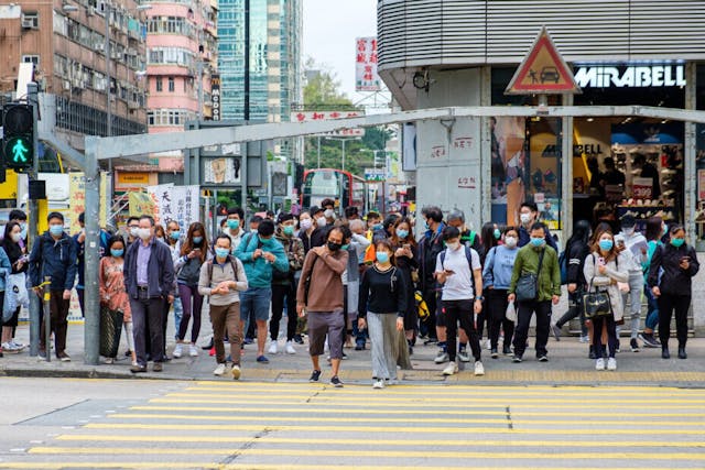 香港雖有中國的支持者，但更多的是反對者，而且兩者都先是懷疑中國的。（Shutterstock）