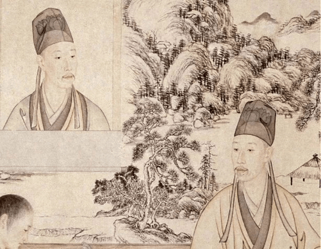 （圖5）《乾隆皇帝是一是二圖》軸（局部），清乾隆（1711-1799），佚名，紙本設色，118&times;198cm，故宮博物院。