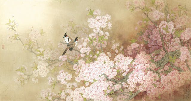 周中耀 Zhou Zhongyao《三月天，櫻花妍》 Cherry Blossoms in March