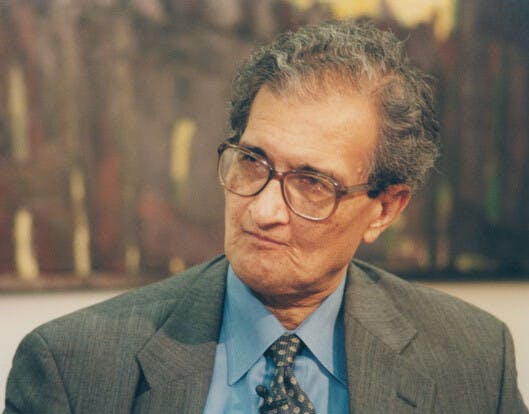 對福利經濟學貢獻甚多的諾貝爾經濟學得獎者Amartya Sen（Wikimedia Commons）