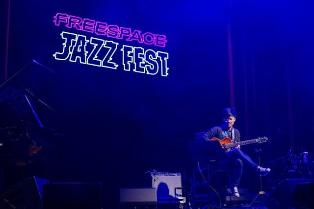 關家傑在2019年Freespace Jazz Fest上的表演。